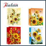 Sunflowers Cmyk Printed Cheap Glossy Lamination Wholesales Paper Gift Bag
