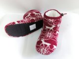Knitting Floor Ladies Thickening Warm Boots