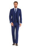 2015 Mens Designer Blue Suit Jacket Business Wear