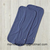 Promotional Knitted Cotton Solid Colour Baby Burp Cloth
