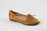 New Style Flat Casual Lady Shoes with Holy Upper