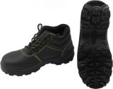 Labor Protection Industrial Middle Cut PU Sole Safety Shoes with Ce Approved