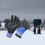 Cold Resistant Double Dipped Sandy Nitrile Winter Work Gloves