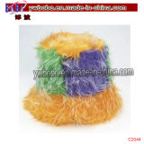 China Yiwu Mardi Gras Furry Hat Promotional Hat Headwear (C2044)