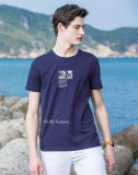 Man Clothing Manufacture blue Cotton T Shirt OEM
