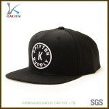 Cheap Custom No Minimum Black Acrylic Unstructured Snapback Cap Hat