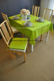 100%Polyester/Two Tone Polyester Solid Tablecloth with Chair Cover
