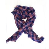 Hot-Selling New Style Sqaure Plaid Lady Pashmina Scarf 7 Colors Stock