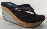 Flip Flop Ladies Footwear Women Fashion Slippers (515-6904)