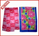High Quality Printed Silk Scarf for Promotion