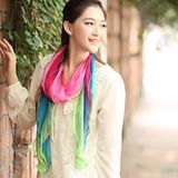 Digital Printed Silk Georgette Scarf for Women