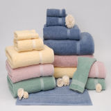 100% Cotton Super Soft Solid Color Dyed Towel