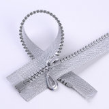 No. 5 Plastic Silver Zipper for Sale