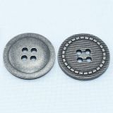 4 Holes Flat Zinc Alloy Metal Jeans Button