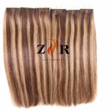 Piano Color Double Drawn Indian Hair Tape in Hair Extension