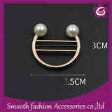 Fashion Buckle Pearl Decorative Needle Button Pin Brooch Garment Accessories