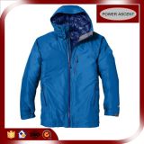 2015 Mens Shiny Blue Nylon Waterproof Winter Down Jacket