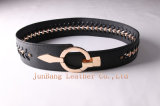 Wider Ladies Chain PU Belts