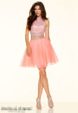 Pink Sexy Party Cocktail Evening Prom Dresses SD9365