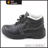 Ankle Genuine Leather Winter Safety Shoe with Steel Toe (SN5315)