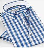 Cheap Blue White Checks Shirt for Men