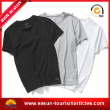Cheap White T-Shirt Cotton Solid Color T Shirt (ES320171013AMA)