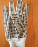 Cotton Garden Work Glove with Single Side PVC Dots