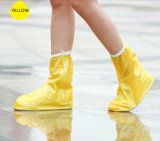 Waterproof Rain Shoes Cover Women Cycle Rain Boots Flat Slip-Resistant Overshoes Rain Gear Shoes Protect