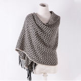 Women's Cashmere Like Classic Checked Knitted Winter Printing Shawl Scarf (SP303)
