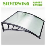 Solid PC Canopy Door Window Awning 80*100/80*120/80*150cm for Front Door Canopy