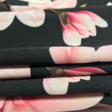 Printed Washed Velvet Peach Skin Fabric for Garment Dress