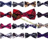 High Quality Men Fashion Cotton Plaid Bow Tie Wholesale