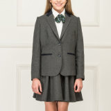 Wholesale Fashionable Girls School Uniform Blazer and Pleat Skirt