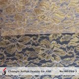 Thick Cord Lace Gold Metallic Lace Fabric (M5259-J)