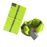 Neon Tubular Scarf with Double Side 3m Reflective Strip Label