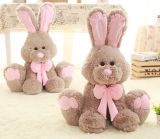 Hot Sale Rabbit Shape with embroidery  and Printing Logo Plushed Toys