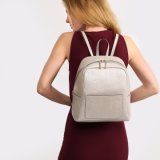 Guangzhou Factory Ladies Backpack Travel Fashion PU Leather Backpack