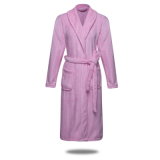 Coral Fleece Robe with Bright Yarn