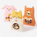 Cute Cat Rabbit Animal Paper Candy Box Kid Boys Girls Birthday Party Decoration Baby Shower Paper Gift Chocolate Cookie Bag