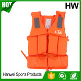China Factory Professional Safety Life Jacket Fly Fishing Vest Water Sports Survival Suits Boating Fishing Vest Nylon Fabric and EPE Foam