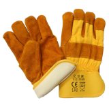 Thinsulate Full Lining Winter Warm Leather Labor Gloves