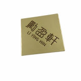 Garment Accessories Gold Custom Metal Logo Label