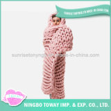 Soft Wool Crochet China Polyester Scarf Acrylic Blanket
