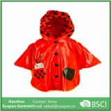 PU Fabric Lovely Kids Raincoat