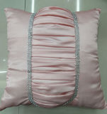 Hand-Made Decorative Cushion Hand-Sewing Diamond-Tape Pillow (XPL-30)