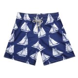 Sublimated Printd Sailing on Summer Shorts for Women and Men