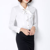 Custom Classic Ladies Blouses and Top Ladies Office Wear Clothing