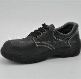 Low Cut Leather Black Safety Shoes