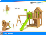 Children Wooded House Outdoor Playground Equipment (YL61149)