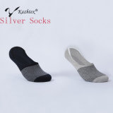 Invisible Anti-Bacterial Silver Fiber Cotton Socks for Men